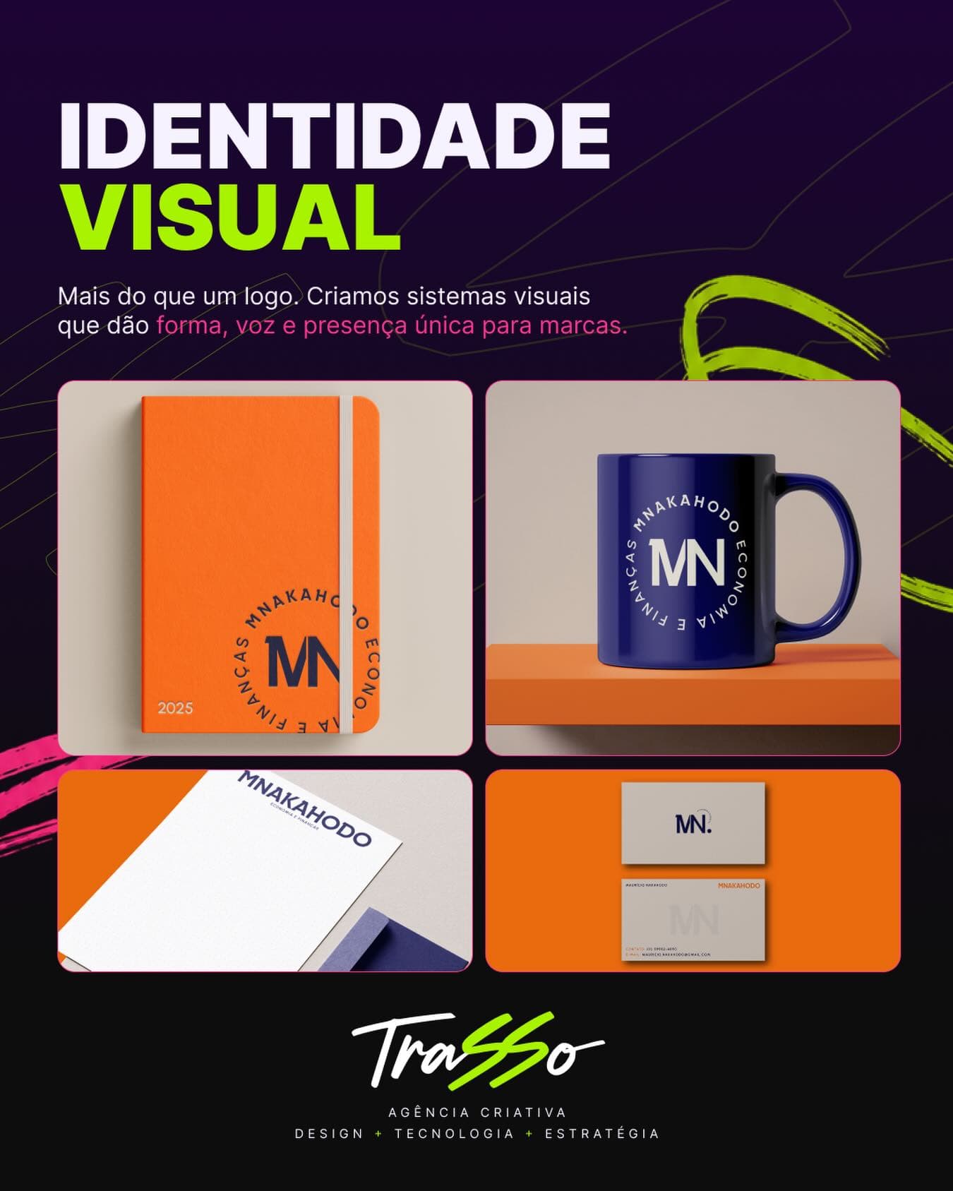 Identidade visual Maurício Nakahodo